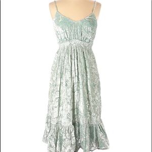 Hemant and Nandita velvet burnout dress